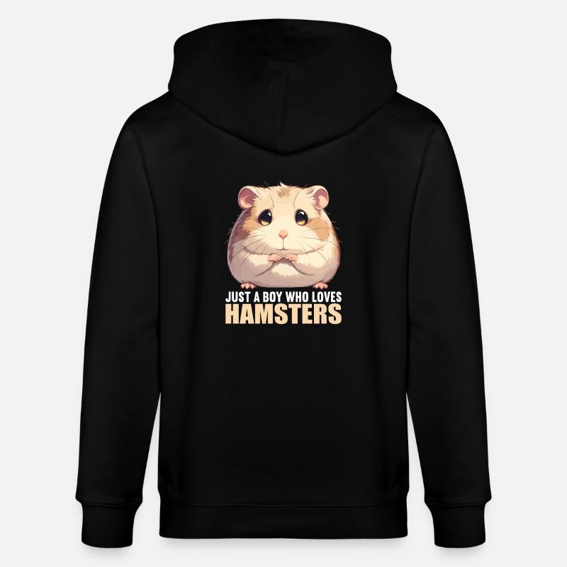 Hamster - Veste à capuche bio CULTIVATOR Stanley/Stella Unisexe - noir