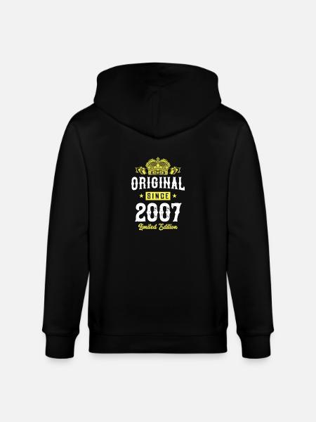 2007 Limited Edition - Stanley/Stella CULTIVATOR Unisex Organic Hooded Jacket - black