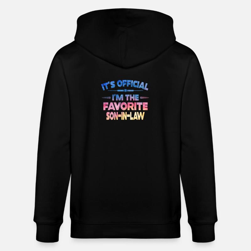 C’est le gendre préféré officiel - Veste à capuche bio CULTIVATOR Stanley/Stella Unisexe - noir