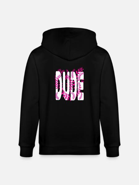 Hawaii style text Dude - Stanley/Stella CULTIVATOR Unisex Organic Hooded Jacket - black
