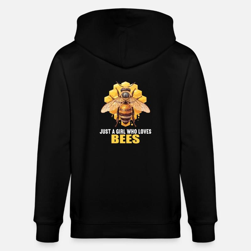 Abeilles Abeille - Veste à capuche bio CULTIVATOR Stanley/Stella Unisexe - noir