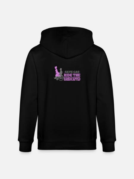 Handicapped Empowerment Illustration for - Stanley/Stella CULTIVATOR  Unisex Organic Hooded Jacket - black