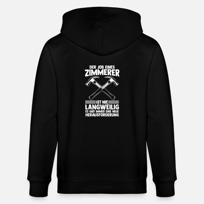 Charpentier Charpentier - Veste à capuche bio CULTIVATOR Stanley/Stella Unisexe - noir