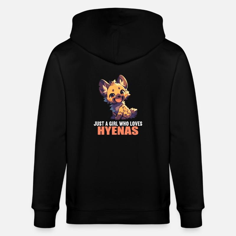 Hyänen Hyäne - Stanley/Stella Unisex Bio-Kapuzenjacke CULTIVATOR  - Schwarz