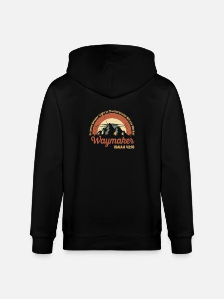 Wegweiser, Versprechenshüter, Wundertäter - Stanley/Stella Unisex Bio-Kapuzenjacke CULTIVATOR - Schwarz