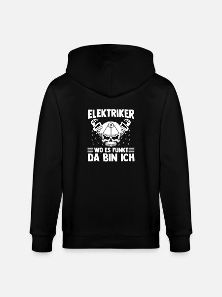 Master Electrician Electrical Engineer Electrician - Stanley/Stella CULTIVATOR Unisex Organic Hooded Jacket - black