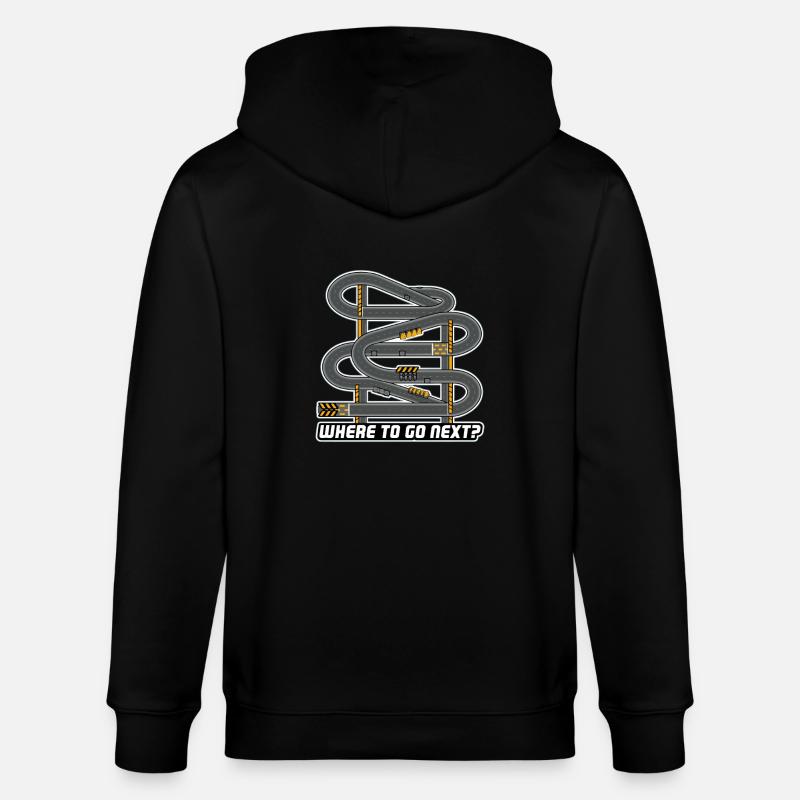OÙ ALLER ENSUITE - Veste à capuche bio CULTIVATOR Stanley/Stella Unisexe - noir