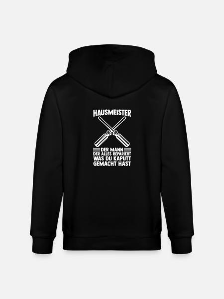 Facility Manager Caretaker Caretaker - Stanley/Stella CULTIVATOR  Unisex Organic Hooded Jacket - black
