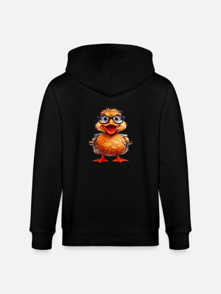DUCK GLASSES - Stanley/Stella CULTIVATOR Unisex Organic Hooded Jacket - black