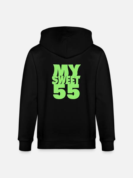 Süß 55 - Stanley/Stella Unisex Bio-Kapuzenjacke CULTIVATOR  - Schwarz