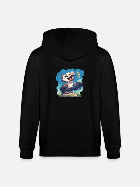 Vulture Geier - Stanley/Stella Unisex Bio-Kapuzenjacke CULTIVATOR - Schwarz