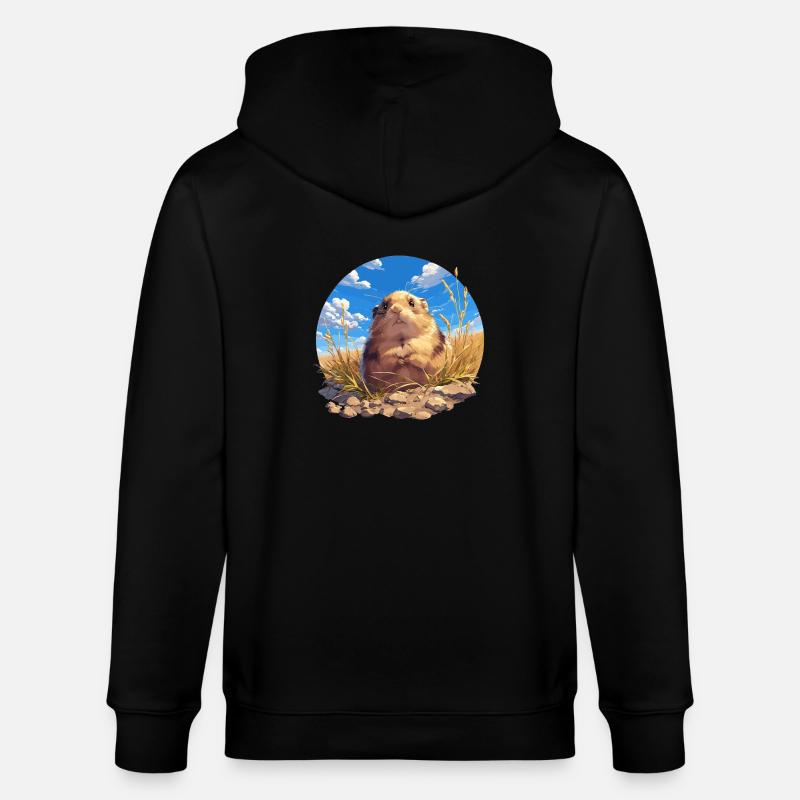 Lemmings Lemming - Veste à capuche bio CULTIVATOR Stanley/Stella Unisexe - noir