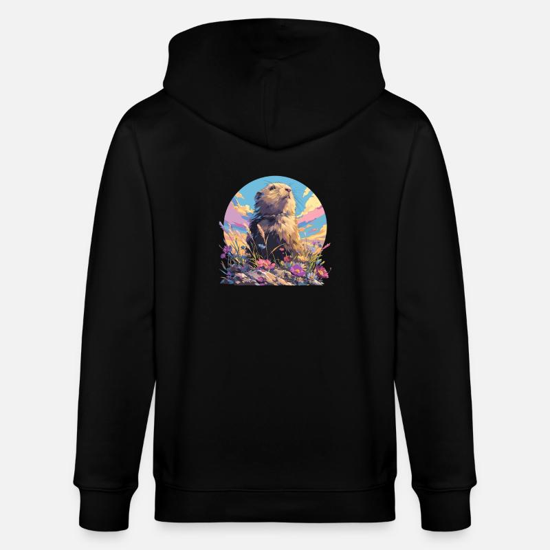 Lemmings Lemming - Veste à capuche bio CULTIVATOR Stanley/Stella Unisexe - noir