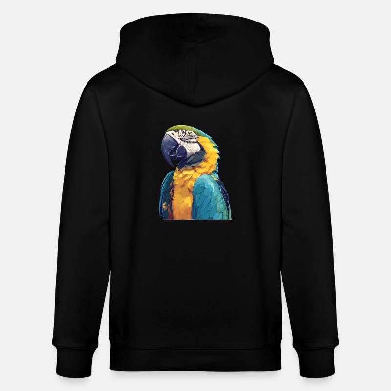 L’ère de l’ara - Veste à capuche bio CULTIVATOR Stanley/Stella Unisexe - noir