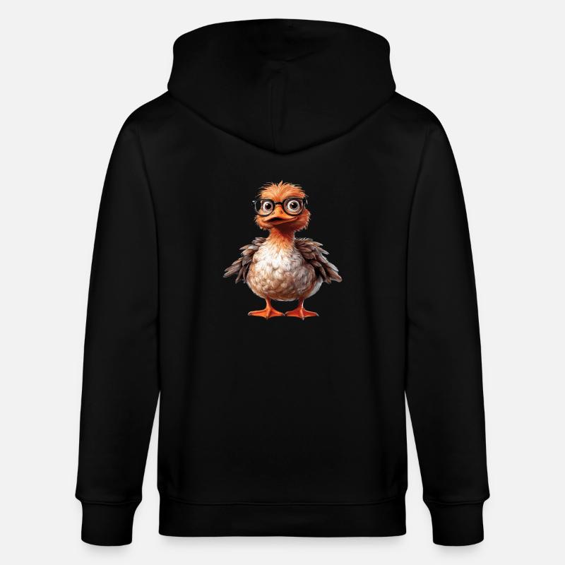 ENTE BRILLE - Stanley/Stella Unisex Bio-Kapuzenjacke CULTIVATOR - Schwarz