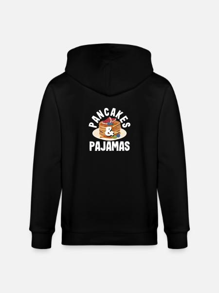 Pancakes and pyjamas Breakfast pleasure - Stanley/Stella CULTIVATOR  Unisex Organic Hooded Jacket - black