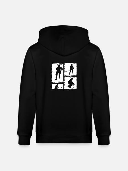 Hockey Players Hockey - Stanley/Stella CULTIVATOR Unisex Organic Hooded Jacket - black