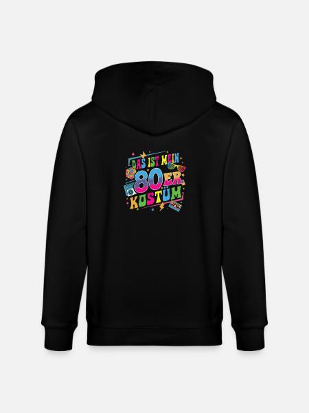 This is my 80s costume - Stanley/Stella CULTIVATOR Unisex Organic Hooded Jacket - black