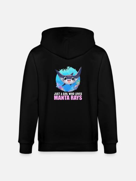 Manta Rays Manta Rays - Stanley/Stella CULTIVATOR  Unisex Organic Hooded Jacket - black