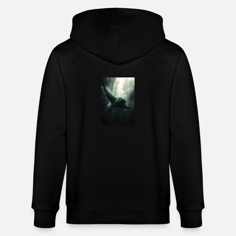 Manta Rays Manta Rays - Stanley/Stella CULTIVATOR Unisex Organic Hooded Jacket - black