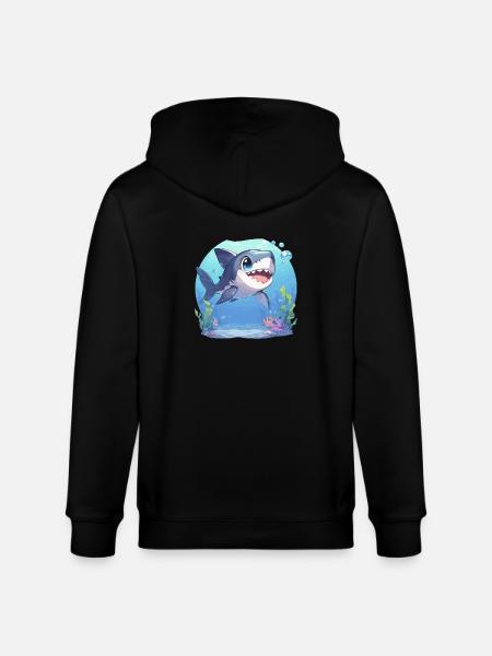 Megalodons Megalodon - Stanley/Stella Unisex Bio-Kapuzenjacke CULTIVATOR - Schwarz