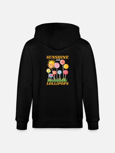 Sunshine And Lollipops 14 - Stanley/Stella Unisex Bio-Kapuzenjacke CULTIVATOR  - Schwarz