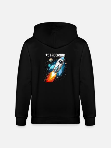 FUSÉE NOUS ARRIVONS - Veste à capuche bio CULTIVATOR Stanley/Stella Unisexe - noir