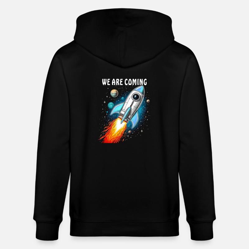 FUSÉE NOUS ARRIVONS - Veste à capuche bio CULTIVATOR Stanley/Stella Unisexe - noir