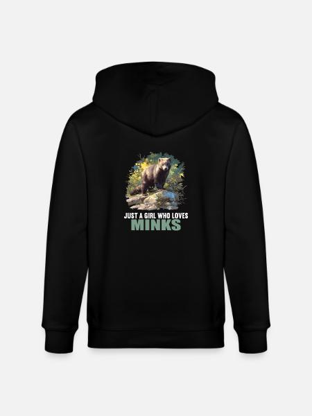 Vison Vison - Veste à capuche bio CULTIVATOR Stanley/Stella Unisexe - noir