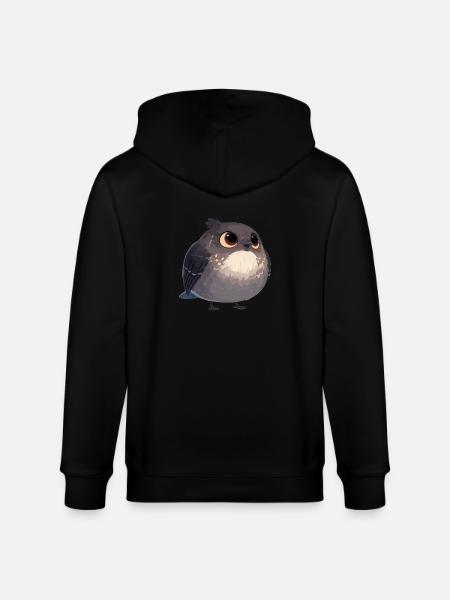 Oiseaux moqueurs Oiseaux moqueurs - Veste à capuche bio CULTIVATOR Stanley/Stella Unisexe - noir