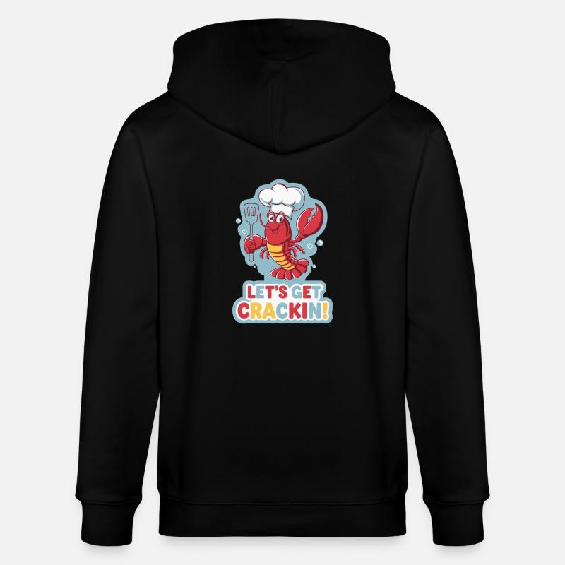 LASS UNS LOSLEGEN - Stanley/Stella Unisex Bio-Kapuzenjacke CULTIVATOR  - Schwarz