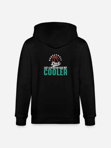 Basketball-Vater Basketball Dad - Stanley/Stella CULTIVATOR Unisex Organic Hooded Jacket - black
