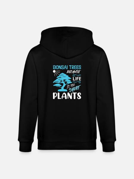 Bonsai Tree - Stanley/Stella Unisex Bio-Kapuzenjacke CULTIVATOR  - Schwarz