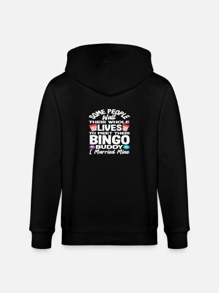 Bingo Player I Married Mine - Stanley/Stella CULTIVATOR Unisex Organic Hooded Jacket - black