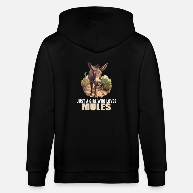 Mules Mule - Veste à capuche bio CULTIVATOR Stanley/Stella Unisexe - noir