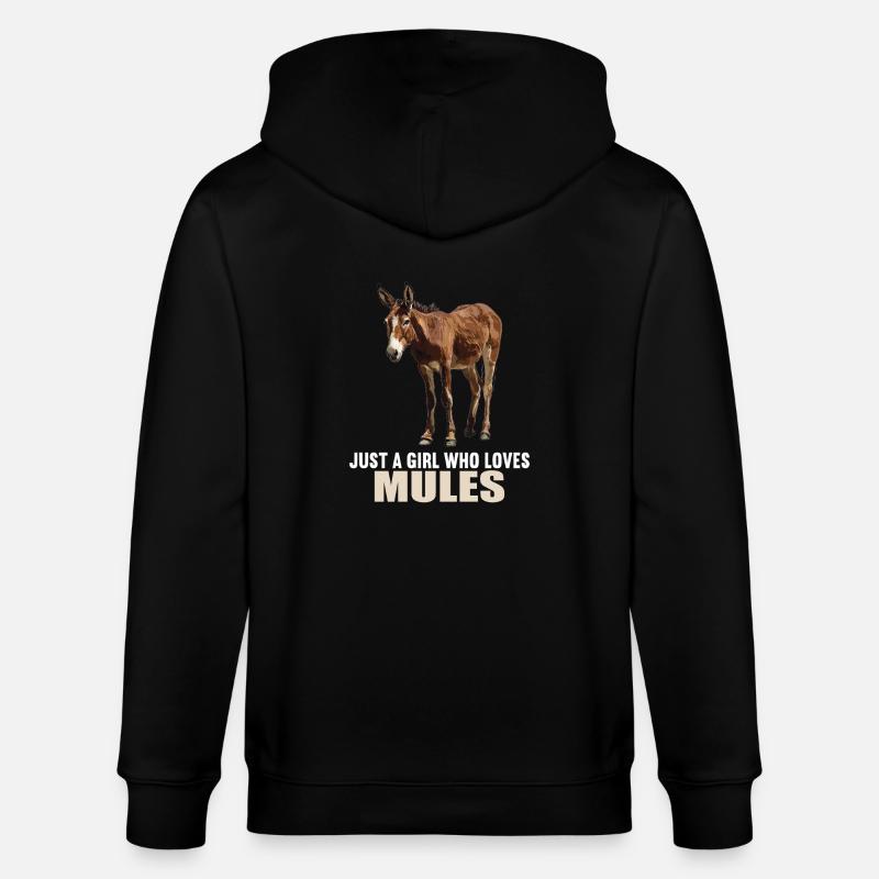 Maultiere Maultier - Stanley/Stella Unisex Bio-Kapuzenjacke CULTIVATOR  - Schwarz