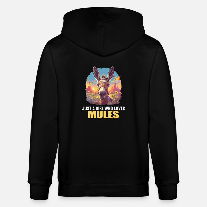 Mules Mule - Veste à capuche bio CULTIVATOR Stanley/Stella Unisexe - noir