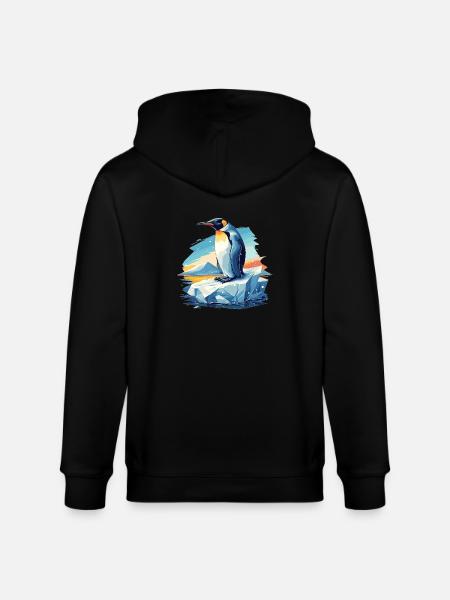 Penguins Penguin - Stanley/Stella CULTIVATOR Unisex Organic Hooded Jacket - black