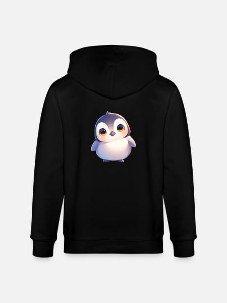 Penguins Penguin - Stanley/Stella CULTIVATOR  Unisex Organic Hooded Jacket - black