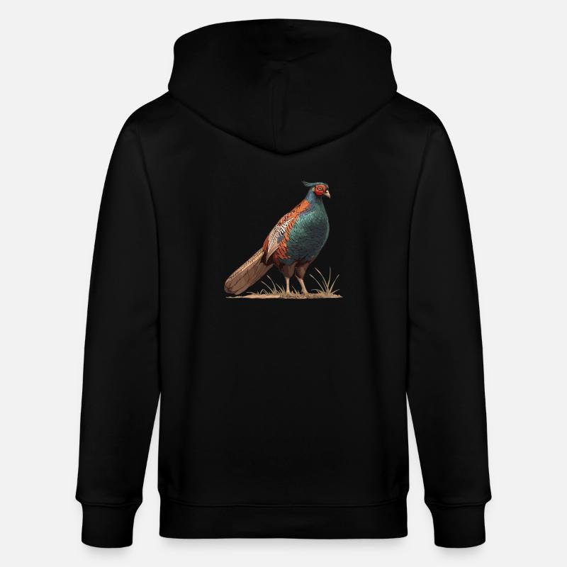 Faisans Faisan - Veste à capuche bio CULTIVATOR Stanley/Stella Unisexe - noir