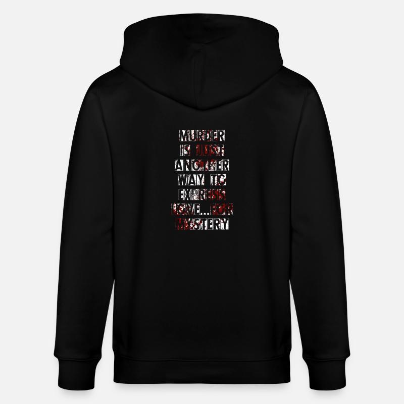 Murder Mystery Dinner Fun Night - Stanley/Stella CULTIVATOR Unisex Organic Hooded Jacket - black
