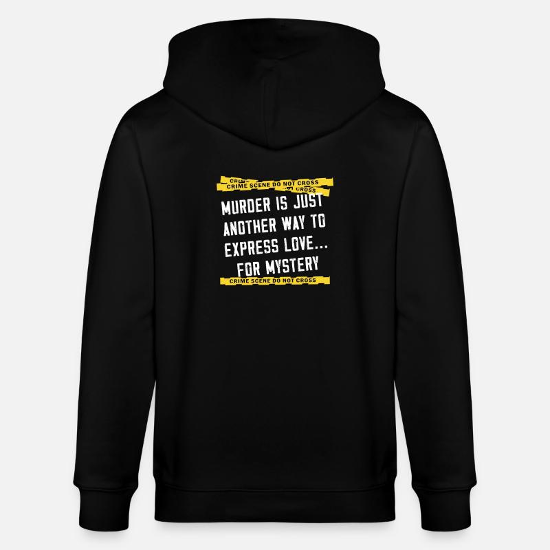 Murder Mystery Dinner Fun Night - Stanley/Stella CULTIVATOR  Unisex Organic Hooded Jacket - black