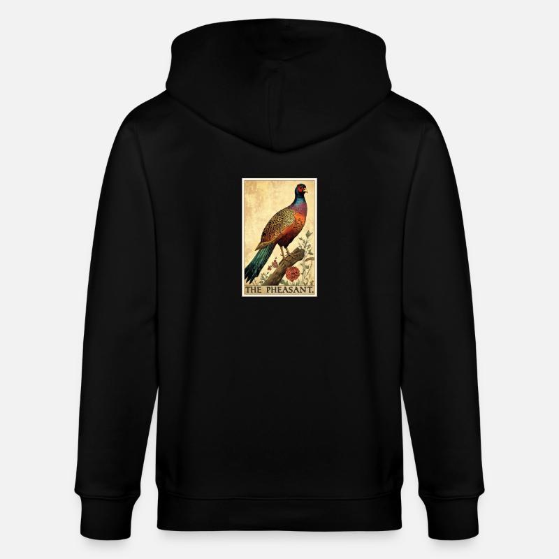 Faisans Faisan - Veste à capuche bio CULTIVATOR Stanley/Stella Unisexe - noir