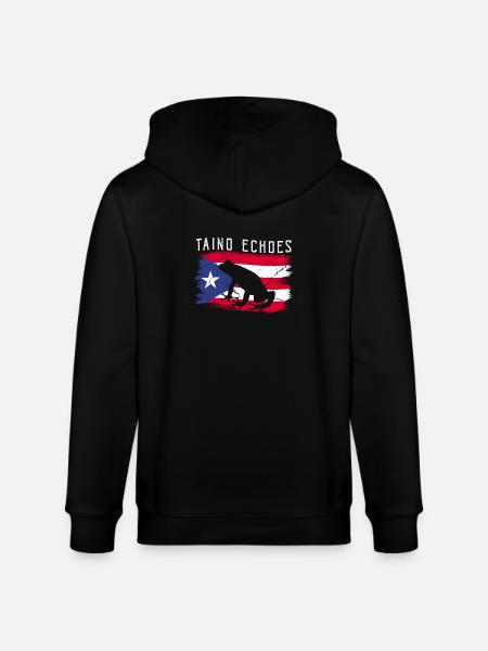 Taíno Echoes Caribbean Ancestry Pride - Stanley/Stella CULTIVATOR  Unisex Organic Hooded Jacket - black