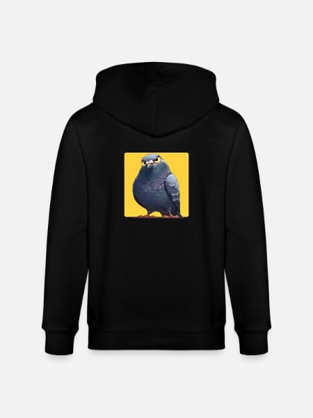 Tauben Taube - Stanley/Stella Unisex Bio-Kapuzenjacke CULTIVATOR  - Schwarz