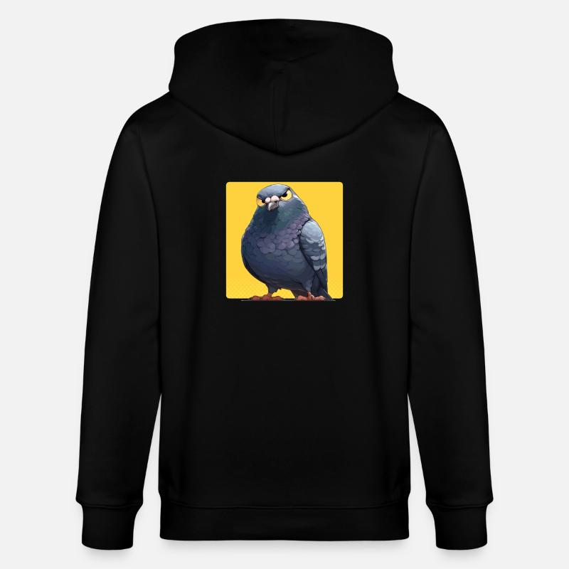 Tauben Taube - Stanley/Stella Unisex Bio-Kapuzenjacke CULTIVATOR - Schwarz