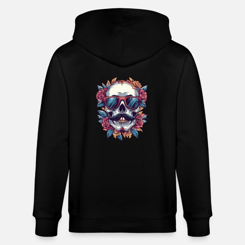 Skeleton Bachelor - Veste à capuche bio CULTIVATOR Stanley/Stella Unisexe - noir