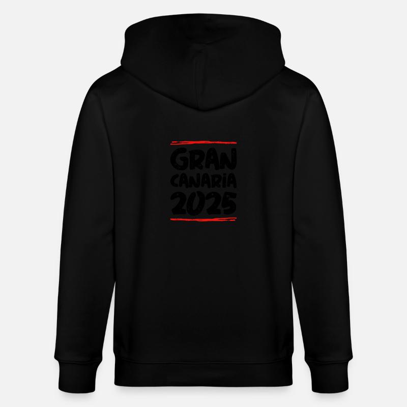 Dicton de Gran Canaria 2025 - Veste à capuche bio CULTIVATOR Stanley/Stella Unisexe - noir
