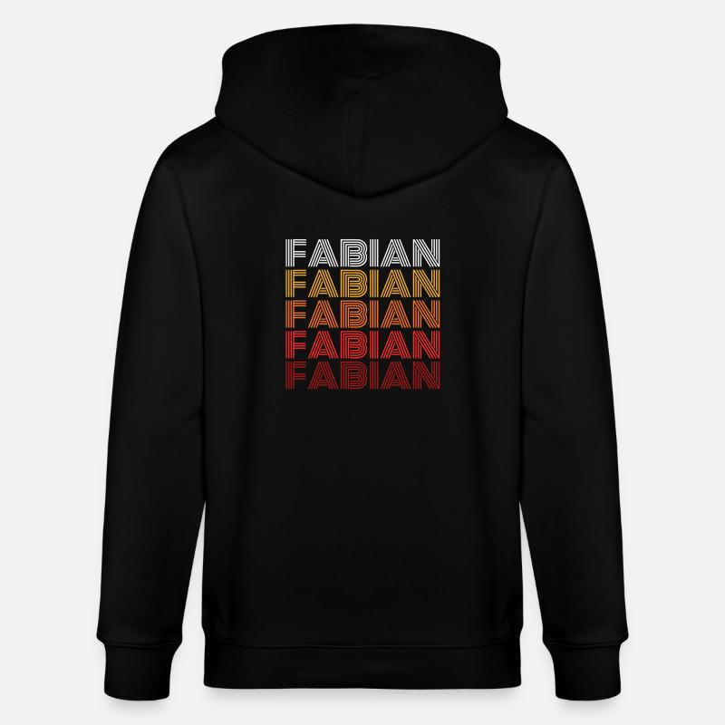 Fabian - Stanley/Stella Unisex Bio-Kapuzenjacke CULTIVATOR  - Schwarz