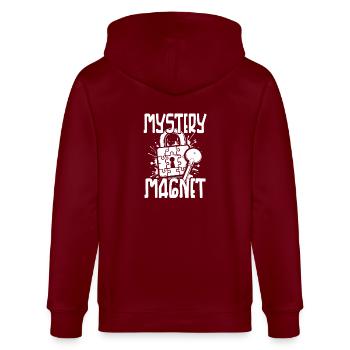 Aimant mystère de salle d’évasion - Veste à capuche bio CULTIVATOR Stanley/Stella Unisexe - bordeaux - Dos - Anna (173cm)